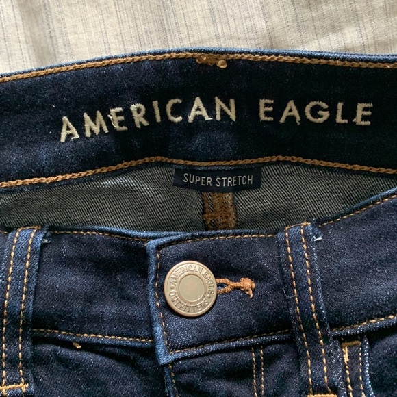 American Eagle Super Stretch Short High Rise Skinny Jeans - Picture 4 of 6